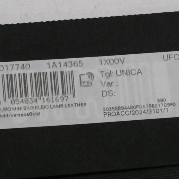 Versace Golden Kleio Metallic Quilted Mini Bag - Picture 2 of 15